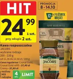 Intermarche Kawa rozpuszczalna Jacobs oferta