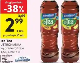 Intermarche Ice Tea USTRONIANKA wybrane rodzaje oferta