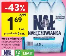 Intermarche Woda mineralna Nałęczowianka oferta