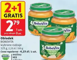 Intermarche Obiadek BoboVita wybrane rodzaje oferta