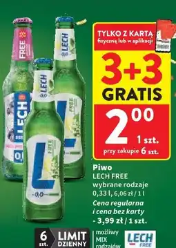 Intermarche Piwo Lech Free wybrane rodzaje oferta