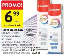 Intermarche Pasta do zębów COLGATE TOTAL oferta