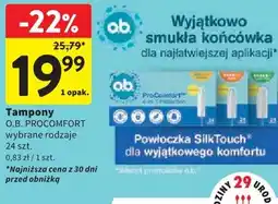 Intermarche Tampony O.B. PROCOMFORT oferta