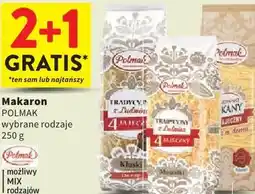 Intermarche Makaron POLMAK wybrane rodzaje oferta