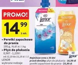 Intermarche Perełki zapachowe do prania lub Płyn do płukania Lenor oferta