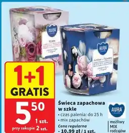 Intermarche Aura Świeca zapachowa w szkle oferta