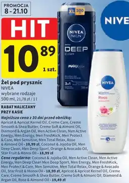 Intermarche Żel pod prysznic NIVEA oferta