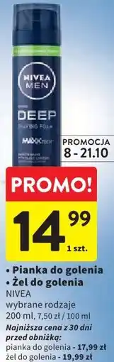 Intermarche Pianka do golenia / Żel do golenia NIVEA oferta