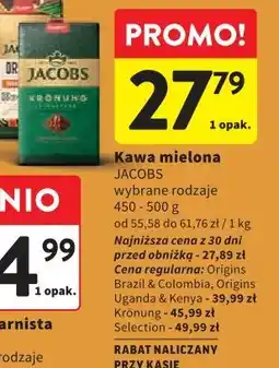 Intermarche Kawa mielona Jacobs oferta