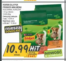 Słoneczko Karma dla psa Friskies Mini Menu wołowina oferta
