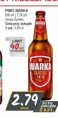 Słoneczko Piwo Warka oferta