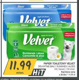 Słoneczko Papier toaletowy Velvet delikatnie biały 8-pak oferta