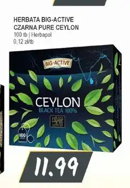 Słoneczko Herbata Big-Active czarna Pure Ceylon oferta
