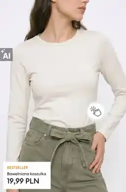 Sinsay Bawełniana koszulka oferta