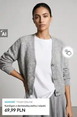 Sinsay Kardigan z domieszką wełny i alpaki oferta
