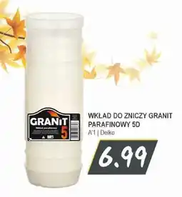 Słoneczko Wkład do zniczy Granit parafinowy 5D oferta