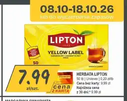 Słoneczko Herbata czarna Lipton Yellow Label oferta
