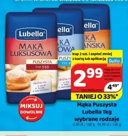 Delfin Mąka puszysta Lubella tortowa typ 450 oferta