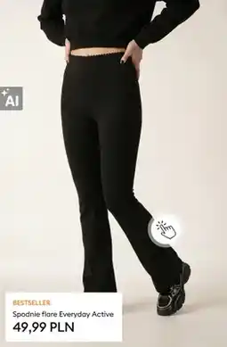 Sinsay Spodnie flare Everyday Active oferta