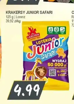 Słoneczko Krakersy Junior Safari Lajkonik oferta