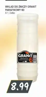 Słoneczko Wkład do zniczy Granit parafinowy 6D oferta