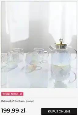 Home&You Dzbanek z kubkami Ember home & you oferta