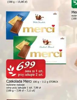 Cezar Delikatesy Czekolada Merci Hazelnut-Almond oferta