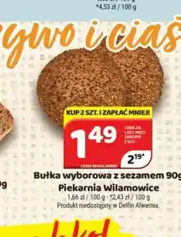 Delfin Bułka wyborowa z sezamem Piekarnia Wilamowice oferta