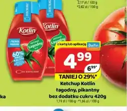 Delfin Ketchup Kotlin łagodny bez dodatku cukru oferta