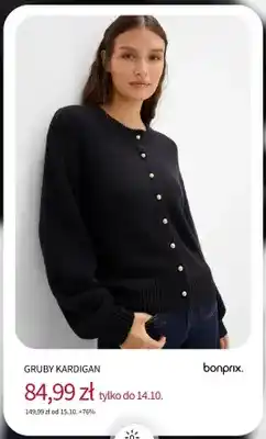 BonPrix Gruby kardigan Bonprix oferta