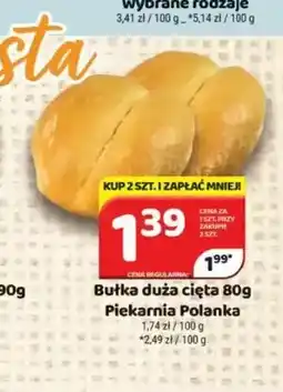 Delfin Bułka duża cięta Piekarnia Polanka oferta