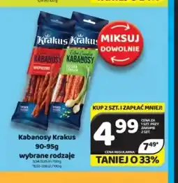 Delfin Kabanosy Krakus wieprzowe oferta