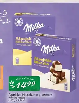 Cezar Delikatesy Alpejskie Mleczko o smaku śmietankowym Milka oferta