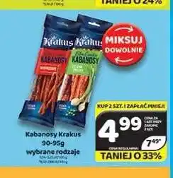 Delfin Kabanosy Krakus Extra Cienkie wieprzowe oferta