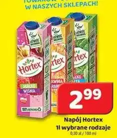 Delfin Napój Hortex Jabłko Wiśnia oferta