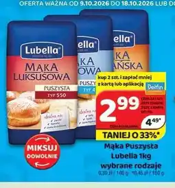 Delfin Mąka Lubella Puszysta Luksusowa typ 550 oferta