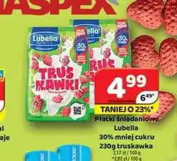 Delfin Płatki śniadaniowe Lubella Truskawki 30% mniej cukru oferta