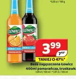 Delfin Baza zagęszczona Łowicz Zero Cukru pomarańcza oferta