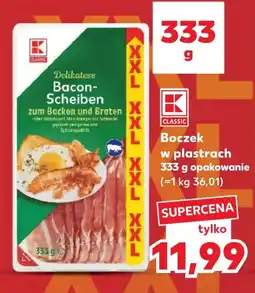 Kaufland Boczek w plastrach oferta