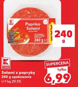 Kaufland Salami z papryką oferta