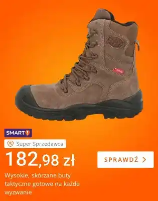 Wysokie skórzane buty taktyczne Demar
