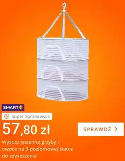 Allegro Siatka do suszenia grzybów i owoców 3-poziomowa do zawieszenia oferta