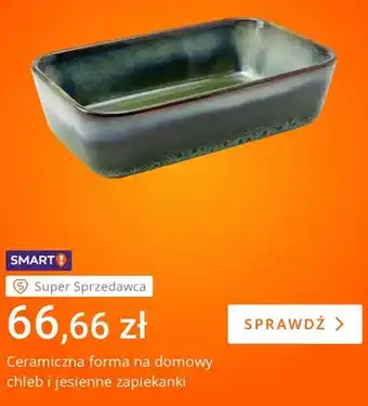 Ceramiczna forma na domowy chleb i jesienne zapiekanki