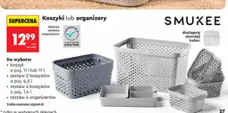 Biedronka Koszyki lub organizery Smukee oferta