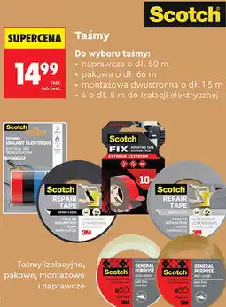 Biedronka Scotch Taśmy (naprawcza, pakowa, montażowa lub izolacyjna) oferta