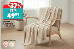 Biedronka DOMAREX Koc Sergio 150 x 220 cm oferta