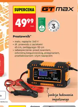 Biedronka Prostownik GT Max oferta