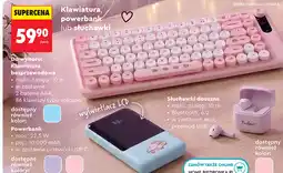 Biedronka Klawiatura bezprzewodowa, powerbank lub słuchawki douszne Pusheen oferta