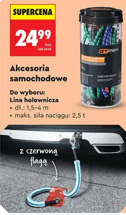 Biedronka Akcesoria samochodowe GT max oferta