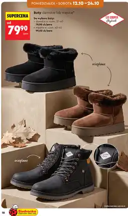 Biedronka Buty damskie Lee Cooper Originals oferta